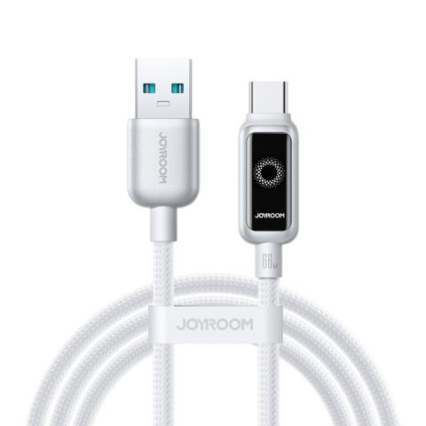 
Pintinis kabelis USB-A - USB-C 66W 1.2m - baltas
