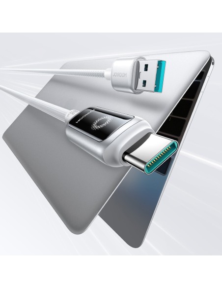 
Pintinis kabelis USB-A - USB-C 66W 1.2m - baltas
