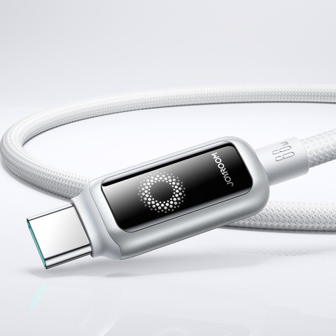 
Pintinis kabelis USB-A - USB-C 66W 1.2m - baltas

