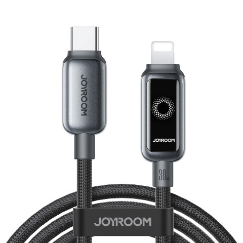 
Pintinis USB-C laidas – iPhone Lightning 30W 1.2m – juodas
