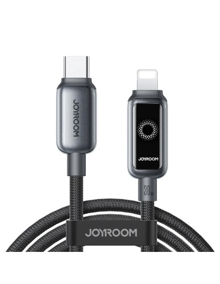 
Pintinis USB-C laidas – iPhone Lightning 30W 1.2m – juodas
