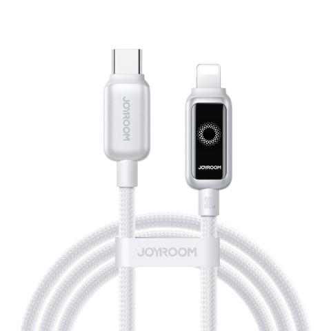 
USB-C – iPhone Lightning 30W laidas 1,2 m – baltas
