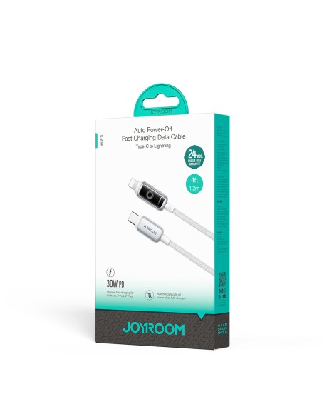 
USB-C – iPhone Lightning 30W laidas 1,2 m – baltas
