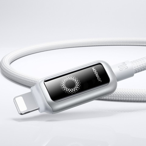 
USB-C – iPhone Lightning 30W laidas 1,2 m – baltas
