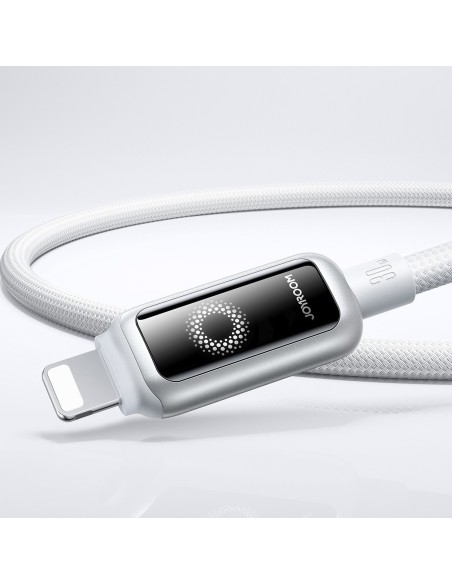 
USB-C – iPhone Lightning 30W laidas 1,2 m – baltas
