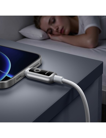 
USB-C – iPhone Lightning 30W laidas 1,2 m – baltas
