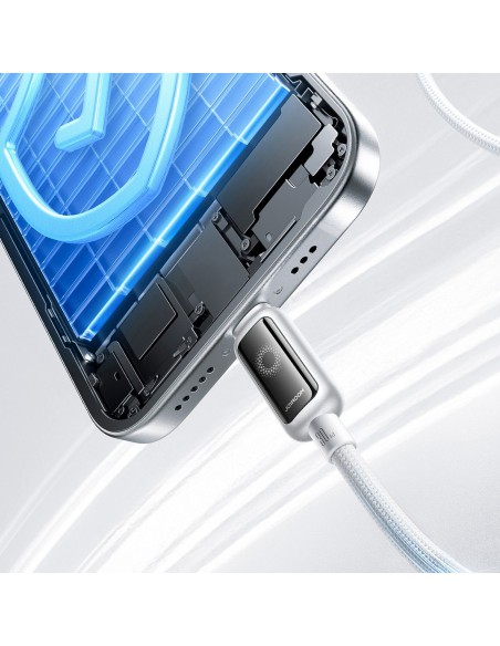 
USB-C – iPhone Lightning 30W laidas 1,2 m – baltas
