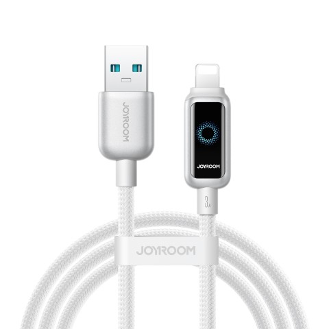 
USB-A - iPhone Lightning 3A laidas 1.2m - baltas
