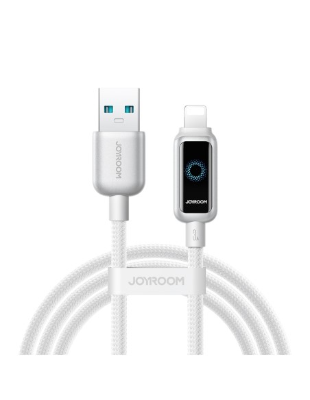 
USB-A - iPhone Lightning 3A laidas 1.2m - baltas
