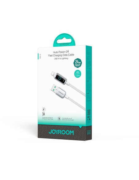 
USB-A - iPhone Lightning 3A laidas 1.2m - baltas
