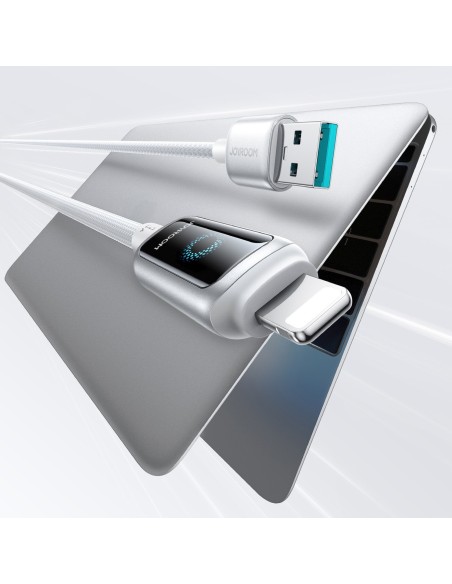 
USB-A - iPhone Lightning 3A laidas 1.2m - baltas

