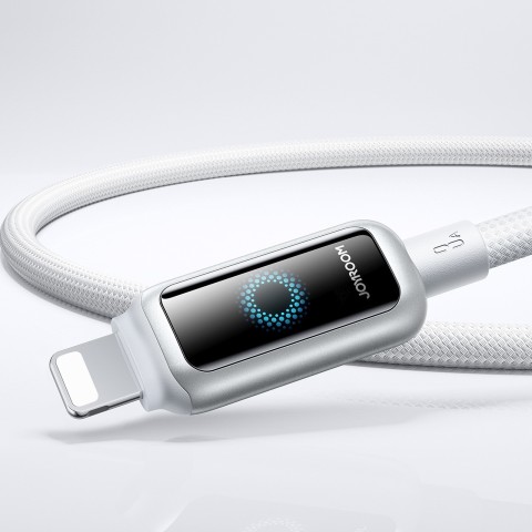 
USB-A - iPhone Lightning 3A laidas 1.2m - baltas
