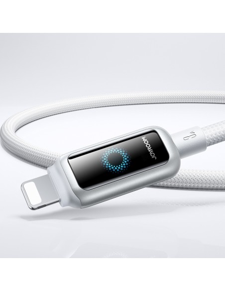 
USB-A - iPhone Lightning 3A laidas 1.2m - baltas
