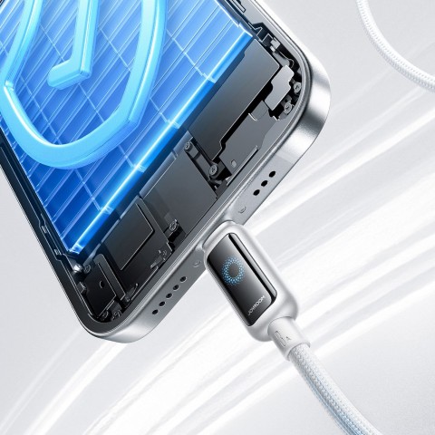 
USB-A - iPhone Lightning 3A laidas 1.2m - baltas

