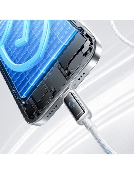 
USB-A - iPhone Lightning 3A laidas 1.2m - baltas
