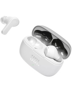 
JBL Wave 200 Bluetooth TWS belaidės į ausis įdedamos ausinės, baltos
