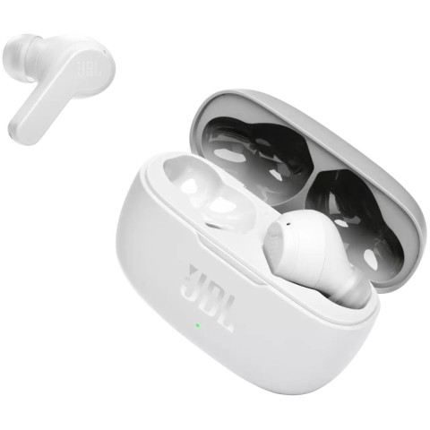 
JBL Wave 200 Bluetooth TWS belaidės į ausis įdedamos ausinės, baltos
