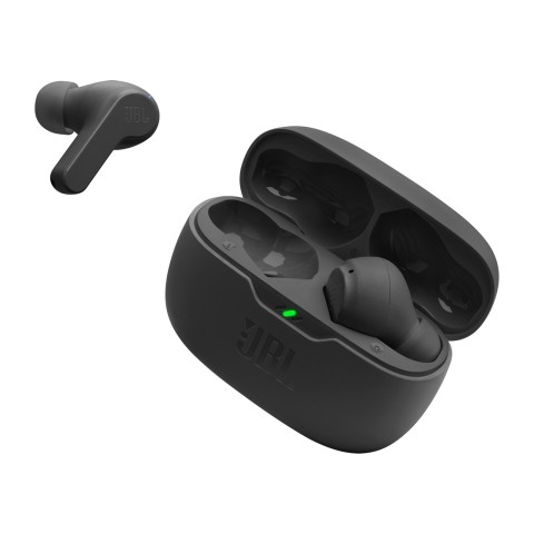 
JBL Wave Beam Bluetooth 5.2 belaidės į ausis įdedamos ausinės, juodos, IP54 apsaugos klasė
