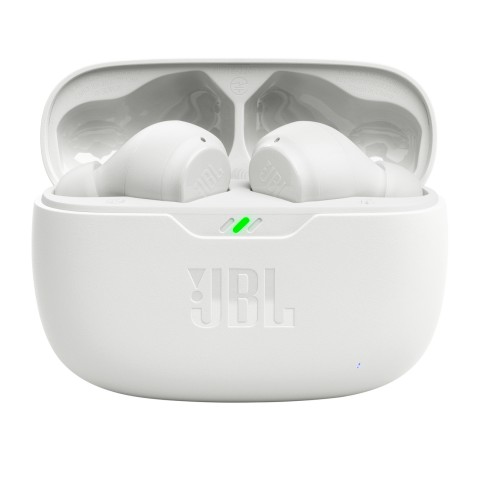 
JBL Wave Beam Bluetooth 5.2 belaidės į ausis įdedamos ausinės, IP54, baltos
