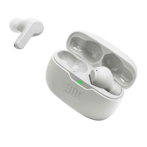 
JBL Wave Beam Bluetooth 5.2 belaidės į ausis įdedamos ausinės, IP54, baltos
