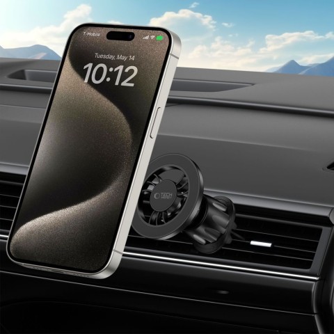 
„MagSafe N56“ automobilinis išmaniojo telefono laikiklis su CD lizdu – juodas
