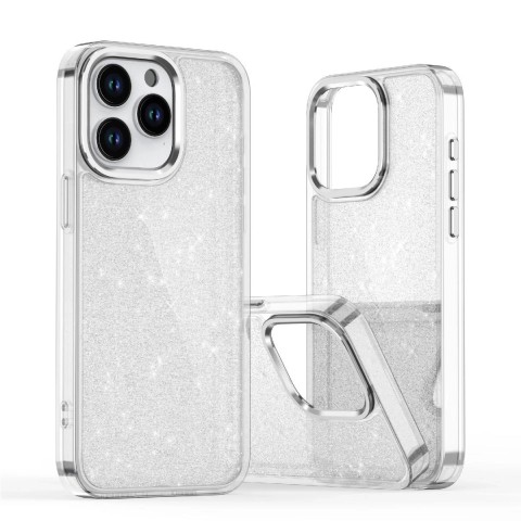 
„Samsung Galaxy S25 Edge“ blizgučių dėklas – skaidrus
