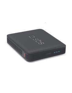 
5000 mAh nešiojamas akumuliatorius su USB-C nanotubu – juodas
