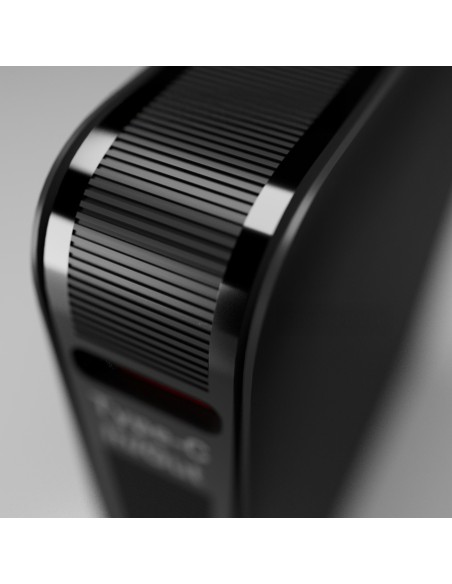 
5000 mAh nešiojamas akumuliatorius su USB-C nanotubu – juodas

