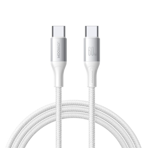 
S-A28 pintas USB-C laidas 60W 2m – baltas
