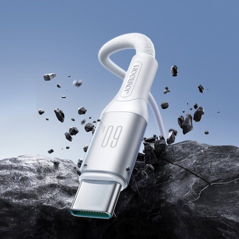 
S-A28 pintas USB-C laidas 60W 2m – baltas
