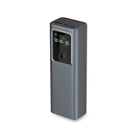 
Išorinė baterija su 20000mAh PD 100W LCD ekranu - pilka
