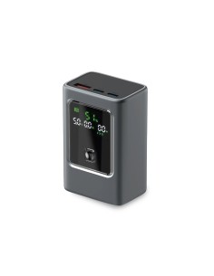 
Išorinė baterija su 10000mAh PD 35W LCD ekranu - pilka
