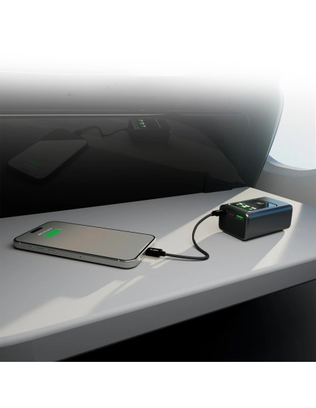 
Išorinė baterija su 10000mAh PD 35W LCD ekranu - pilka
