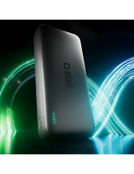 
20000mAh 10W USB-A USB-C Infinity LiFePo4 išorinė baterija - juoda
