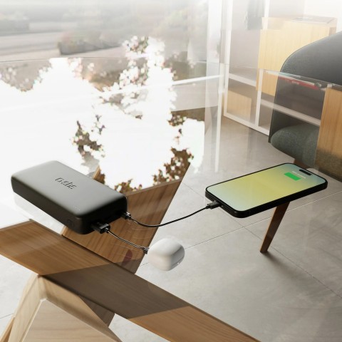 
20000mAh 10W USB-A USB-C Infinity LiFePo4 išorinė baterija - juoda
