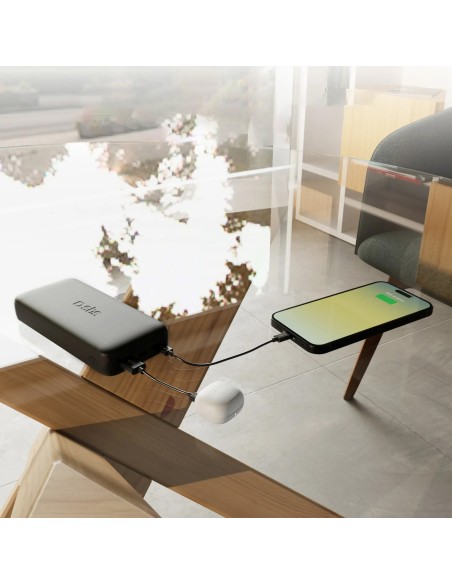 
20000mAh 10W USB-A USB-C Infinity LiFePo4 išorinė baterija - juoda

