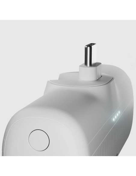
„EcoPower“ 5000 mAh 10 W išorinė baterija su integruotu USB-C prievadu – balta
