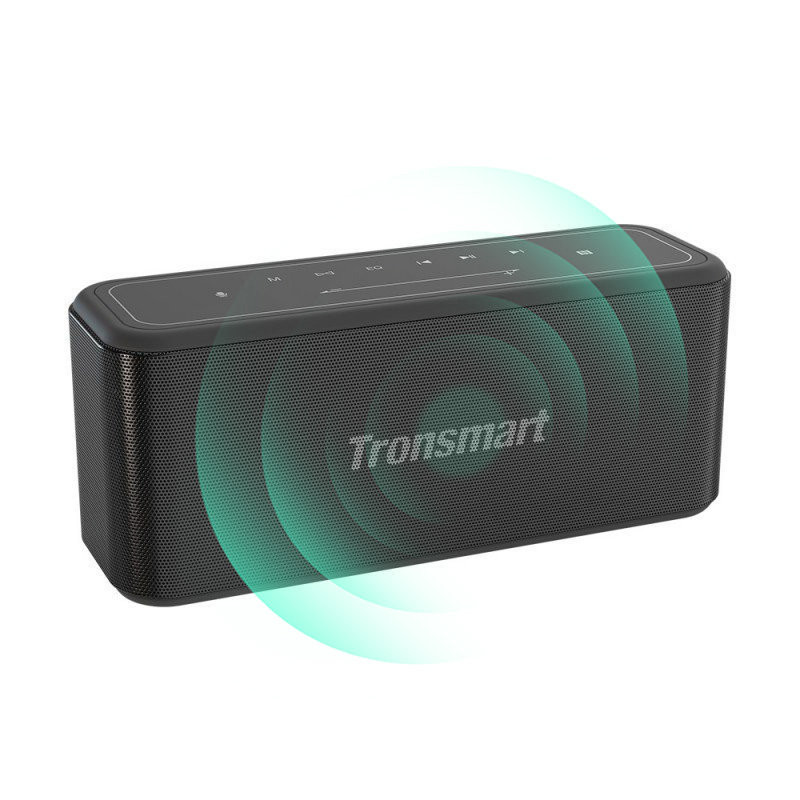 Atsparus vandeniui belaidis Bluetooth garsiakalbis Element Mega Pro 60W SoundPulse + Powerbank juodas