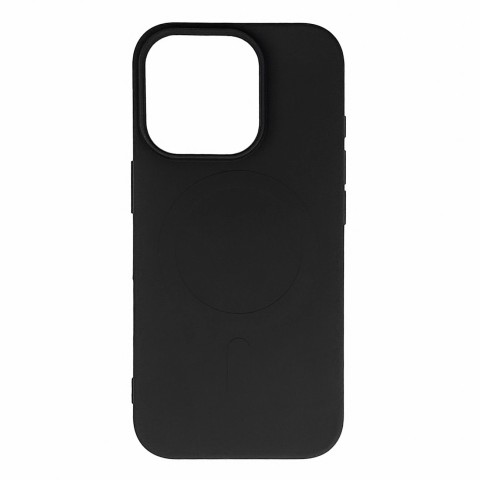 
Silikoninis galinis dėklas, skirtas „iPhone 17 Pro Max MagSafe“ skysto silikono dėklui – juodas

