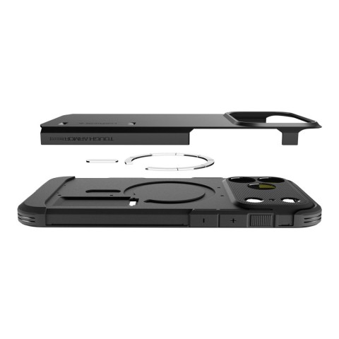 
„iPhone 17 Pro Max MagSafe Tough Armor T“ dėklas – juodas
