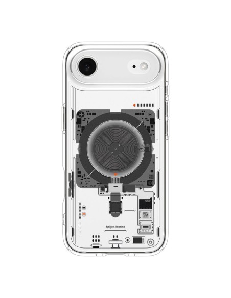 
„iPhone 17 Air MagSafe Ultra Hybrid Neo One“ dėklas – permatomas
