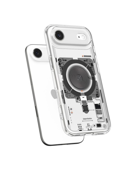 
„iPhone 17 Air MagSafe Ultra Hybrid Neo One“ dėklas – permatomas
