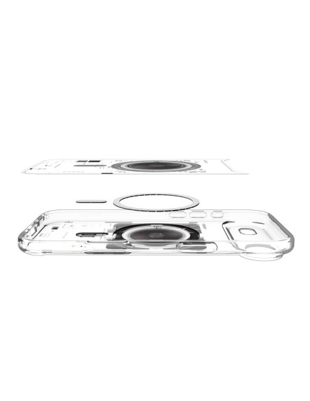 
„iPhone 17 Air MagSafe Ultra Hybrid Neo One“ dėklas – permatomas
