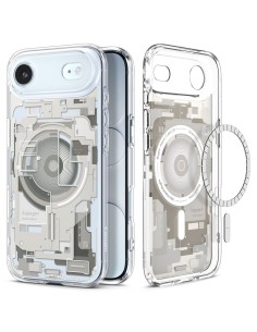 
„iPhone 17 Air MagSafe Ultra Hybrid Zero One“ dėklas – titano spalvos
