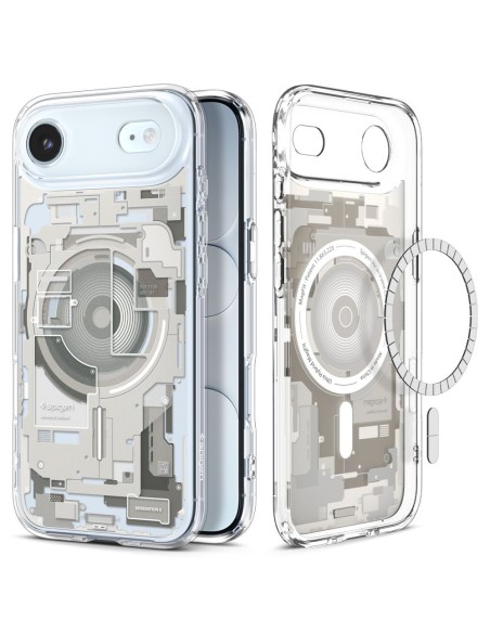 
„iPhone 17 Air MagSafe Ultra Hybrid Zero One“ dėklas – titano spalvos
