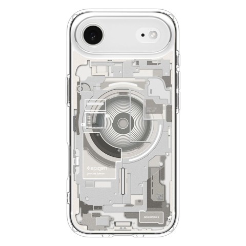 
„iPhone 17 Air MagSafe Ultra Hybrid Zero One“ dėklas – titano spalvos
