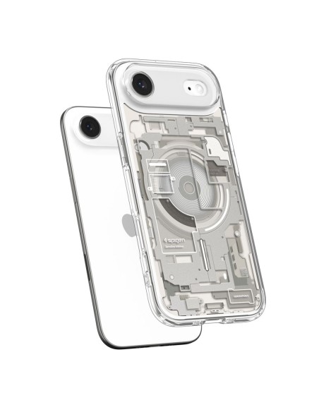 
„iPhone 17 Air MagSafe Ultra Hybrid Zero One“ dėklas – titano spalvos
