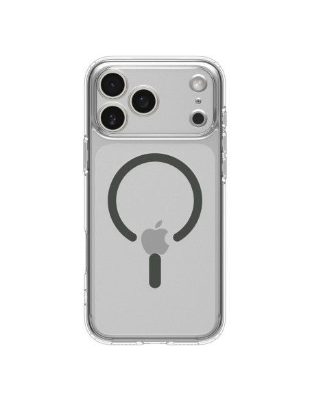 
„iPhone 17 Pro Ultra Hybrid MagSafe“ dėklas – permatomas pilkas

