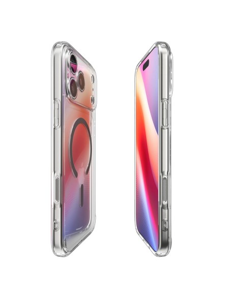 
„iPhone 17 Pro Ultra Hybrid MagSafe“ dėklas – permatomas pilkas
