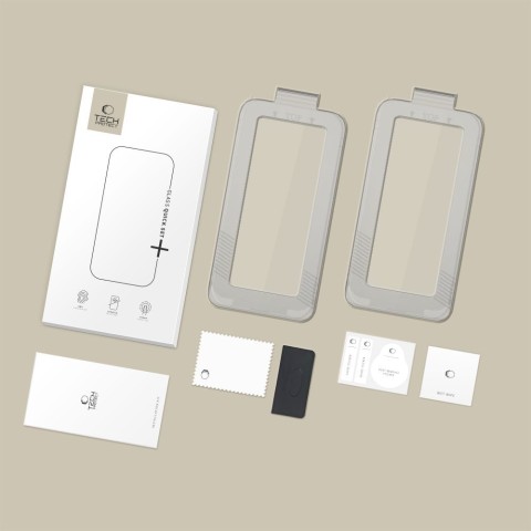 
Grūdintas stiklas iPhone 17 su „Quick Set+“ aplikatoriumi, juodas - 2 vnt.
